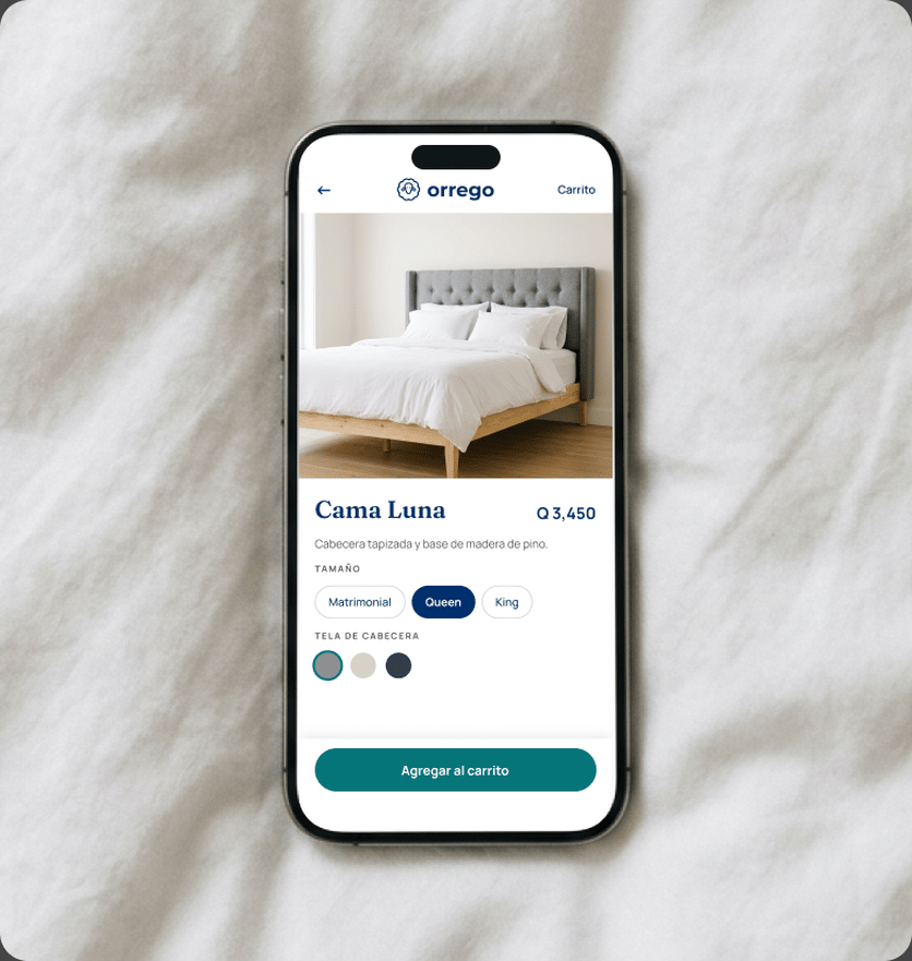 Identidad y sitio web para Camas y Muebles Orrego — imagen 9