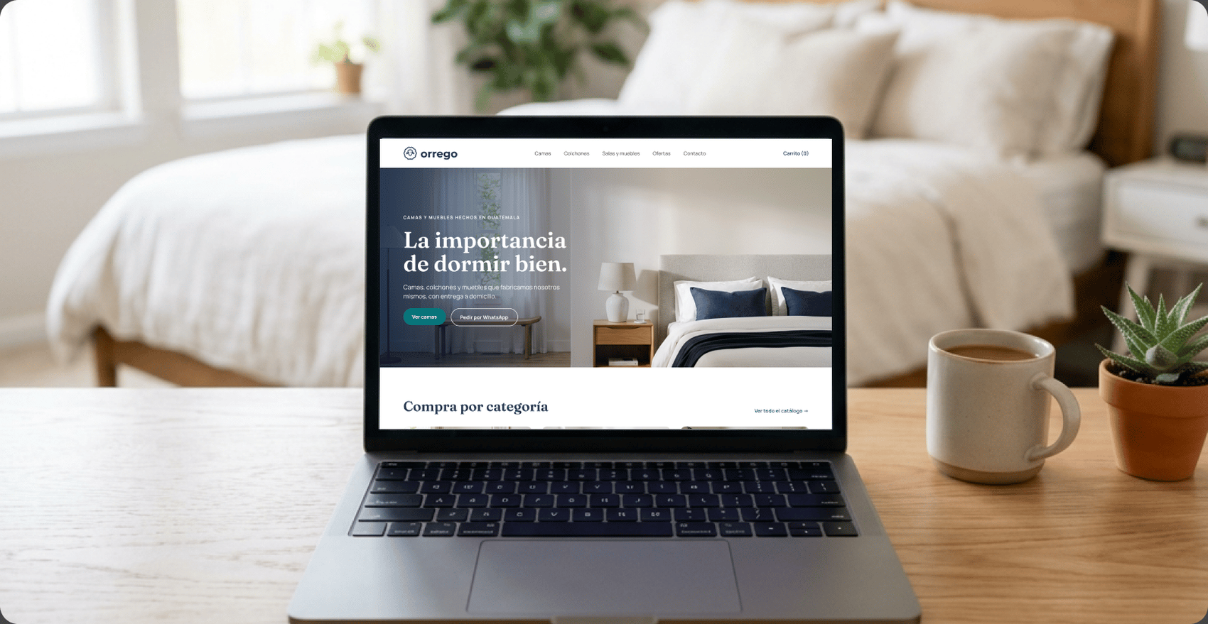 Identidad y sitio web para Camas y Muebles Orrego — imagen 8